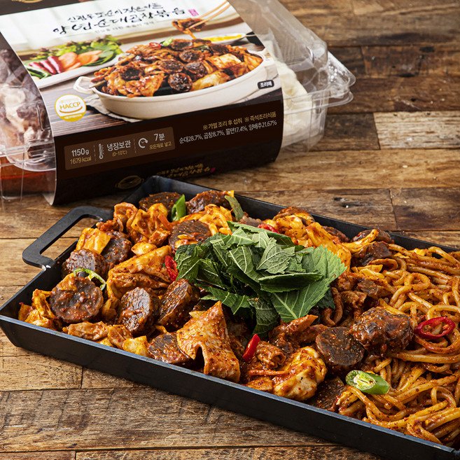 신림동또순이 작은아들 양념 순대곱창볶음, 1.15kg, 1개