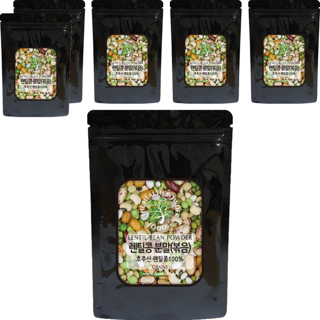 스쿨아이 렌즈콩 분말 볶음 호주산, 6개, 200g