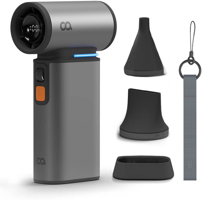 오아 울트라젯 휴대용 BLDC 초강력 무선 미니 핸디 핸드 에어건 손 선풍기, OFN-063BK, 블랙