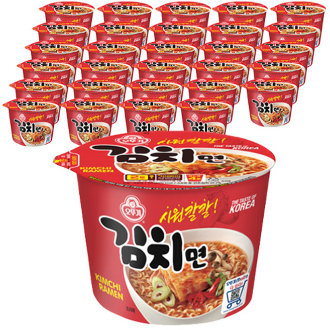오뚜기 김치면 용기 105g, 60개