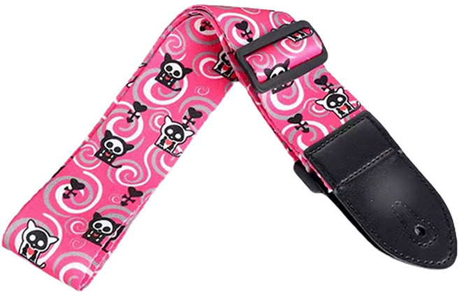 메이크마인 기타 어깨 멜빵끈 스트랩 핑크팬더, 1개