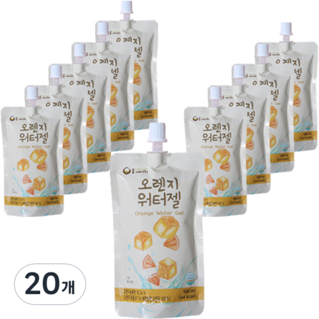 온네이쳐 오렌지 워터젤, 100ml, 20개