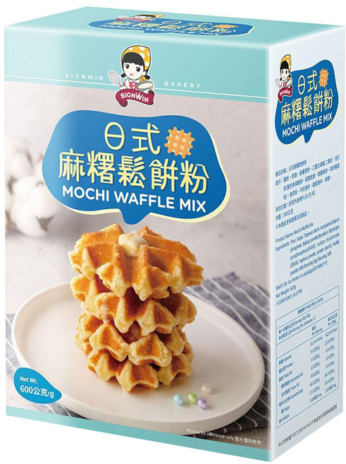 SIGNWIN 三得冠 日式麻糬鬆餅粉, 600g, 1盒