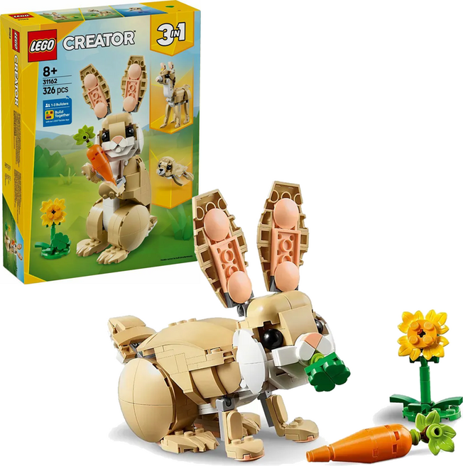LEGO 31162 Creator 可愛兔子, 1盒