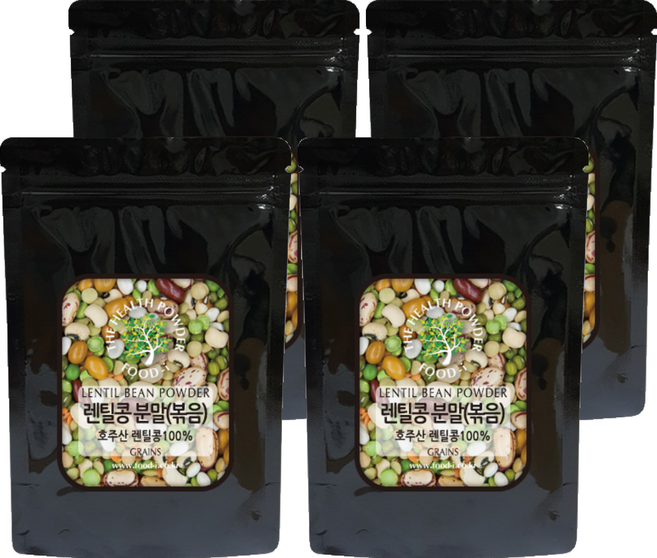 스쿨아이 렌즈콩 분말 볶음 호주산, 4개, 200g