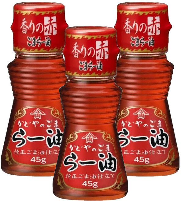 KADOYA 角屋 芝麻辣油, 45g, 3瓶