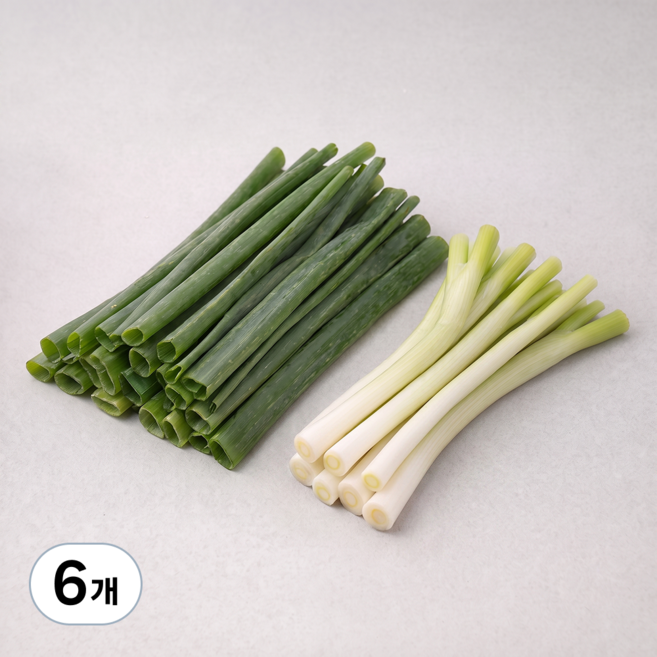 국내산 절단대파, 1kg, 6개