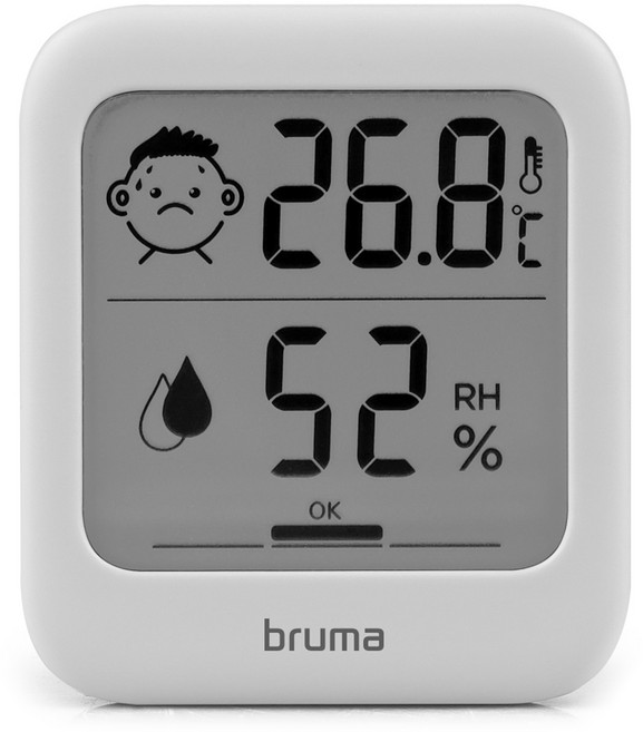 브루마 디지털 온습도계 BT11, 화이트, 1개
