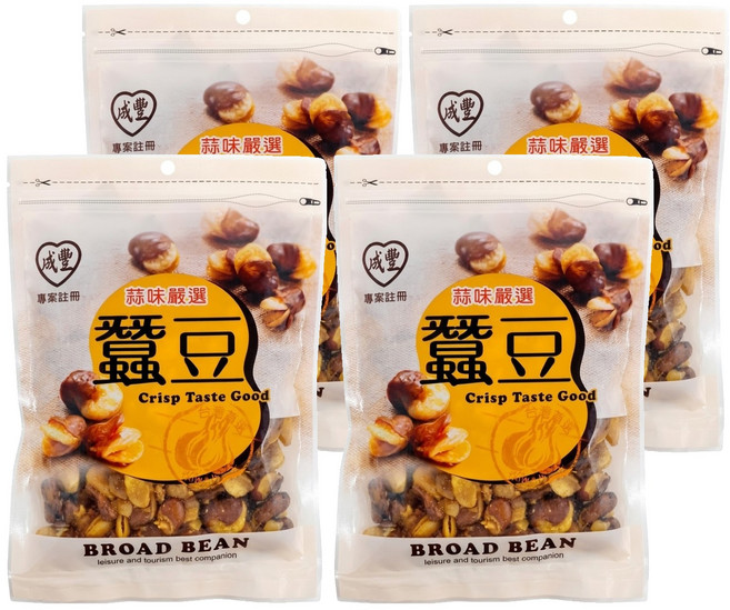 成豐 蠶豆, 200g, 4包