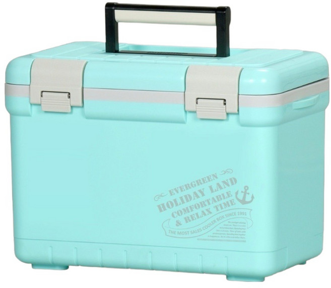 SHInWA 伸和 冰箱 CBX-11L HOLIDAY LAND, 蒂芬妮綠, 11L