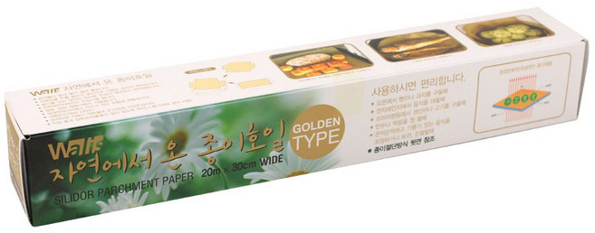 노르딕페이퍼 자연에서 온 종이호일 골든, 20m, 1개입, 1개