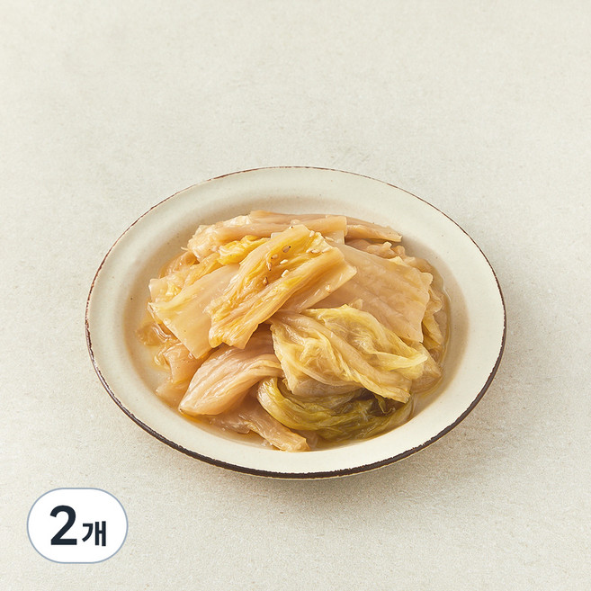 식도감 묵은지 들기름, 200g, 2개