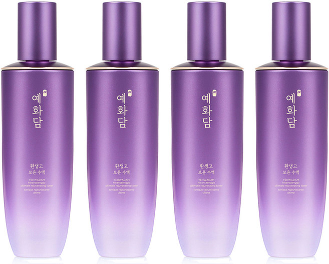 더페이스샵 예화담 환생고 보윤 수액 토너, 160ml, 4개