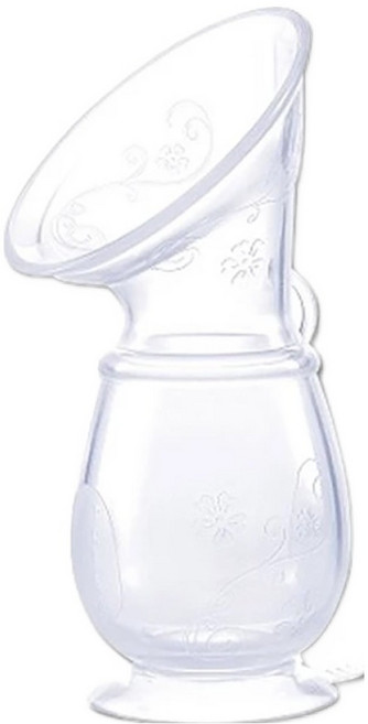 pigeon 貝親 矽膠吸乳器, 1個, Transparent