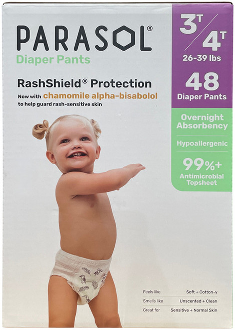 PARASOL Clear + DryTM新科技水凝果凍褲 工藝升級版 5 26~39Ibs, XL, 1箱