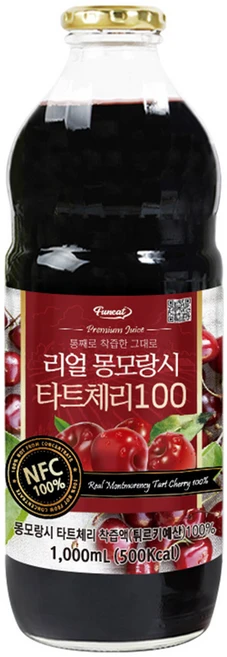 퍼니트 리얼 몽모랑시 타트체리 100, 1L, 1개 - 쿠팡