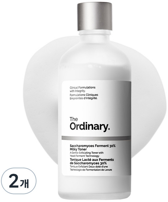 디오디너리 사카로미세스 퍼멘트 30% 밀키 토너, 100ml, 2개
