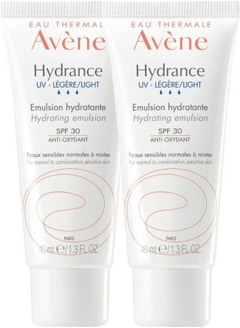 Avene 雅漾 清爽抗UV保濕隔離乳 SPF30 2條, 1組, 80ml