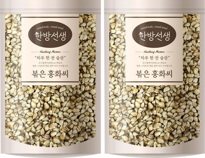 한방선생 볶은 홍화씨, 400g, 2개