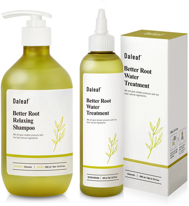 달리프 클로렐라 베러루트 릴렉싱 탈모 완화 샴푸 500ml + 달리프 클로렐라 베러루트 탈모 완화 워터 트리트먼트 200ml, 1세트