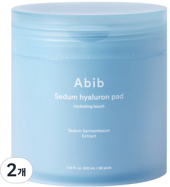 아비브 수분초 히알루론 하이드레이팅 터치 패드 220ml, 80매입, 2개