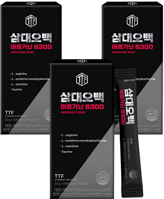 삼대오백 아르기닌 6300 15p, 330g, 3개