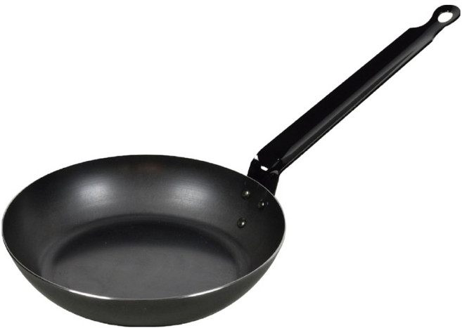 PEARL LIFE 珍珠金屬 鐵職人系列 鐵製炒鍋 IH適用 日本製 HB-1518 黑色, 20cm, 1個