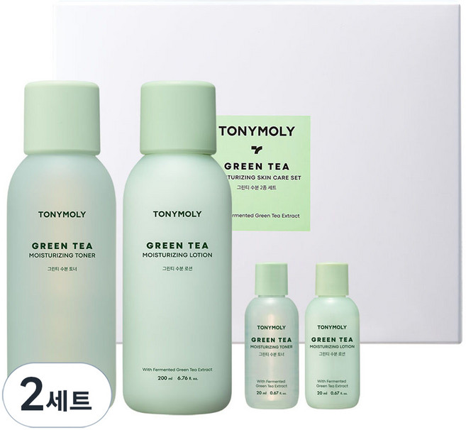 토니모리 더 촉촉 그린티 수분 2종 세트, 2세트