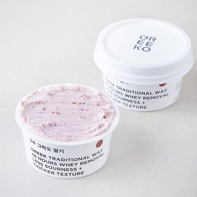 그릭오 딸기 그릭요거트, 200g, 1개