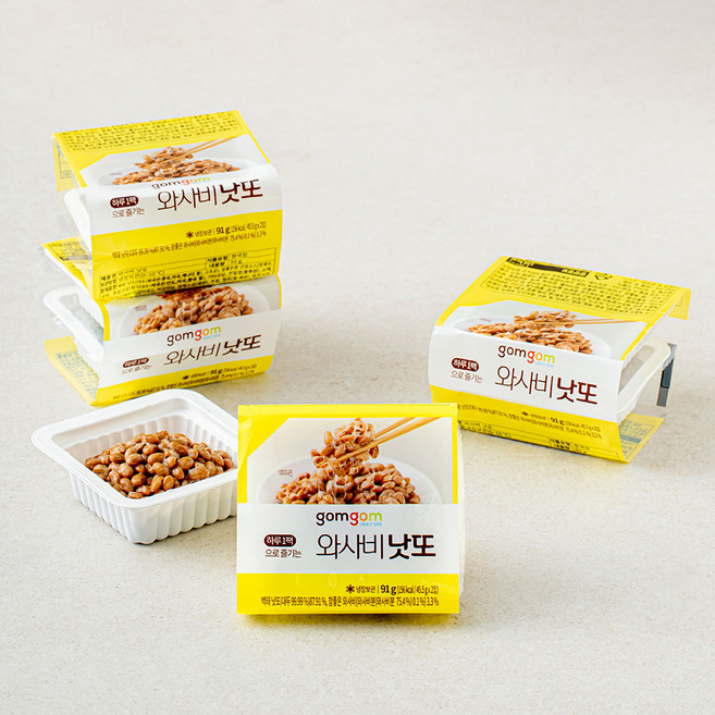 곰곰 와사비낫또, 45.5g, 8개입, 1개