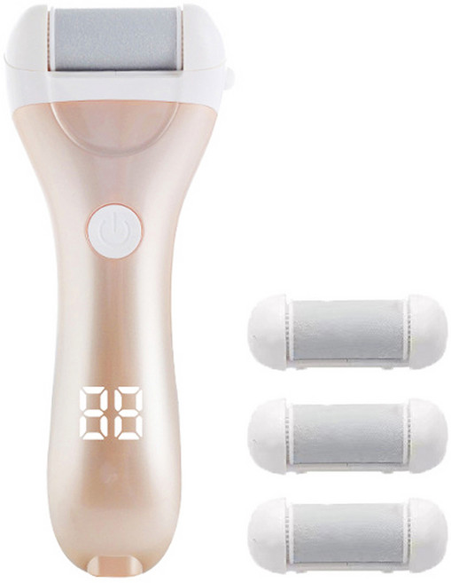 아크로 충전식 무선 전동 발각질 제거기 ACRO FG01, 골드