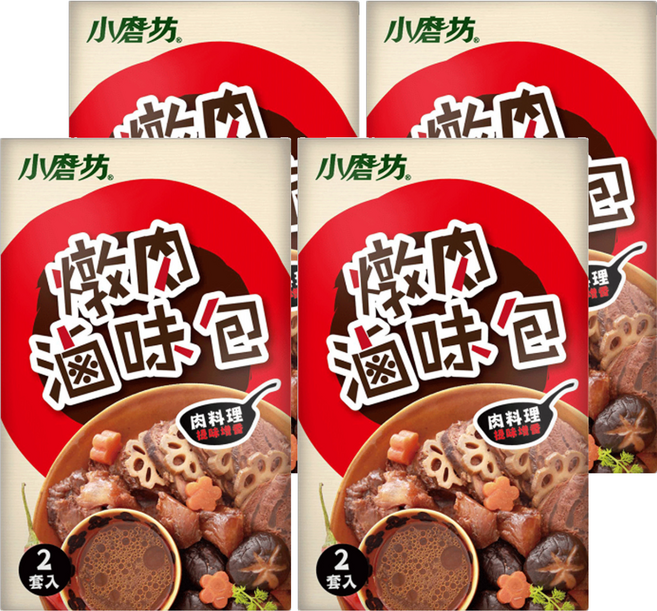 小磨坊 燉肉滷味包 2包, 24g, 4盒