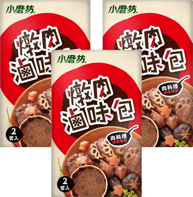 小磨坊 燉肉滷味包 2包, 24g, 3盒