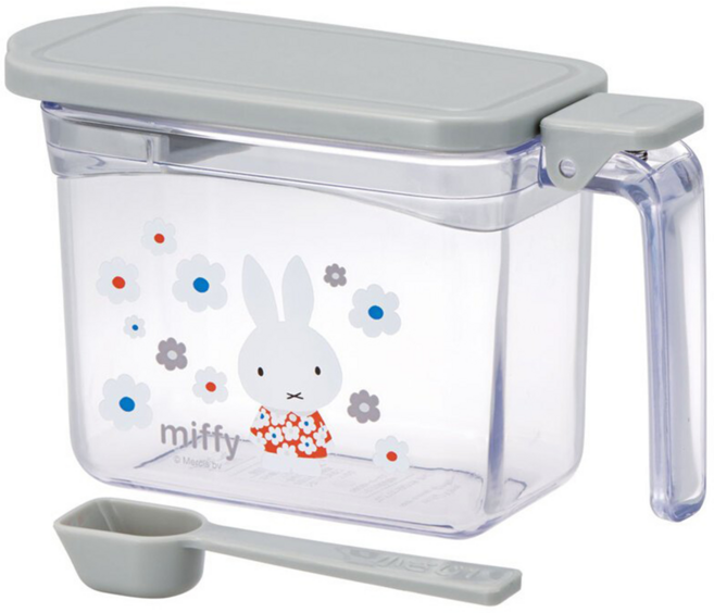 Skater MIFFY 調味料罐附湯匙 158 x 68 x 94mm, 380ml, 1個