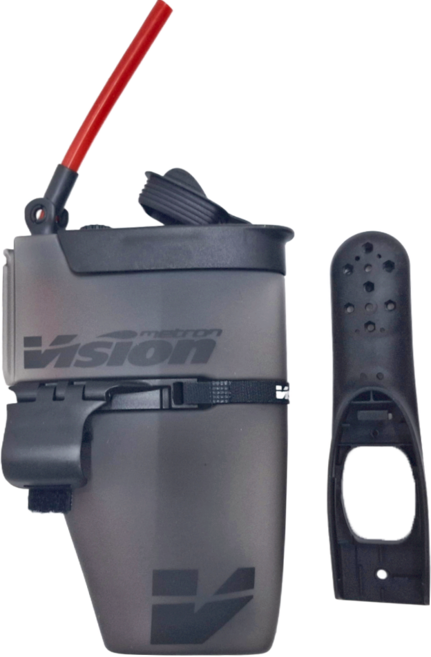Vision 三鐵休息把水壺 Metron 前置水壺 700ml, 黑色, 1個