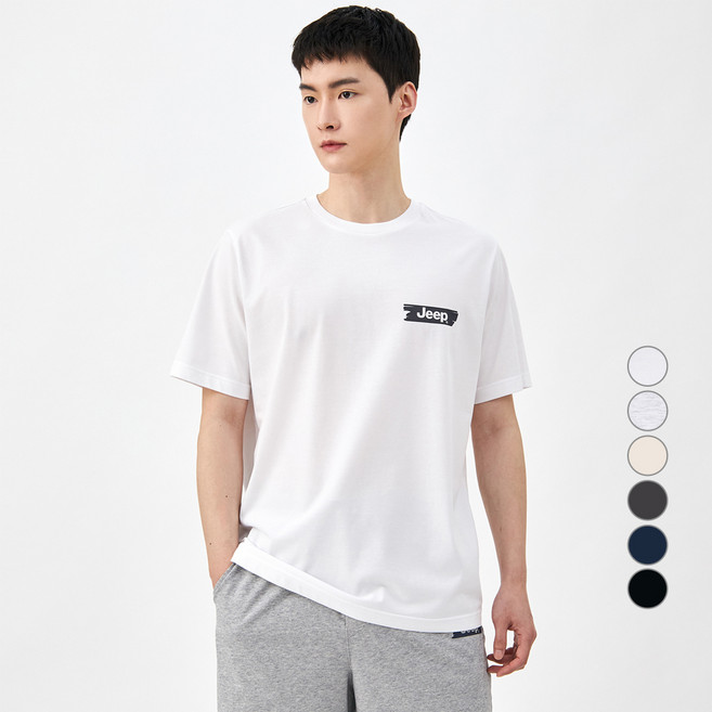지프 남성용 베이직 반팔티셔츠 JQ6TSU311