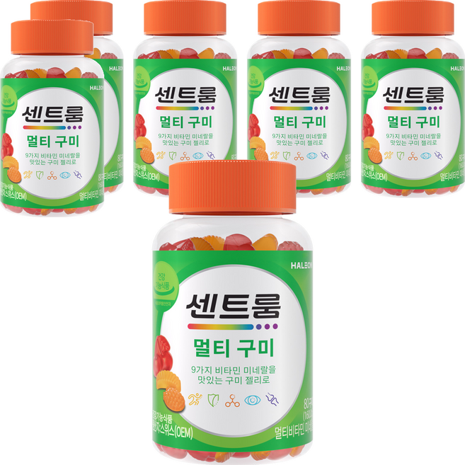 센트룸 정품 멀티 구미 비타민, 80정, 6개