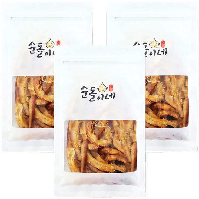순돌이네 바베큐 페스츄리 오징어, 3개, 130g