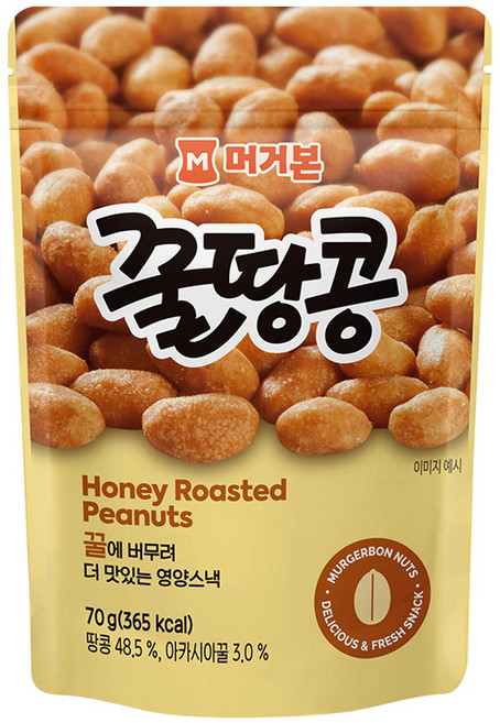 머거본 꿀땅콩, 70g, 1개