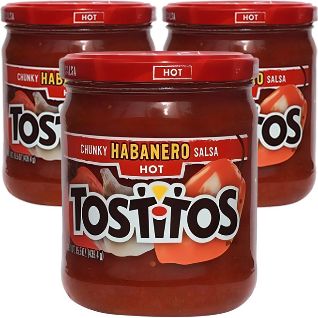 토스티토스 하바네로 살사소스, 439.4g, 3개