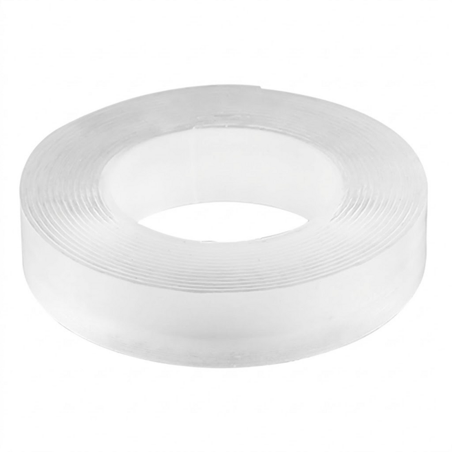 無色痕透明膠帶 5m 13.5x 13.5 x 3cm 288g, 透明, 1捲