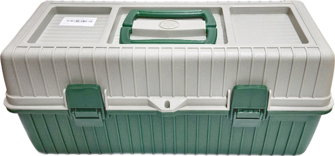 雙層工具箱 G09-G 綠色, 1個