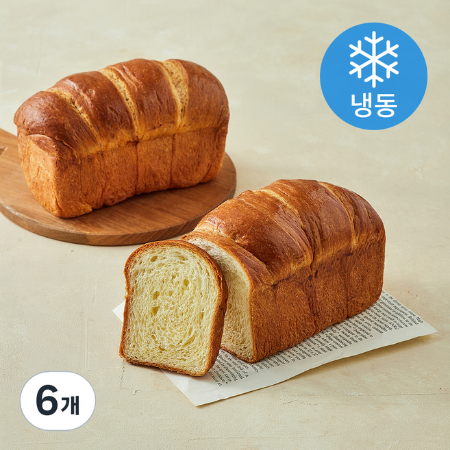 페피트파리 브리오슈 식빵 2개입 (냉동), 400g, 6개
