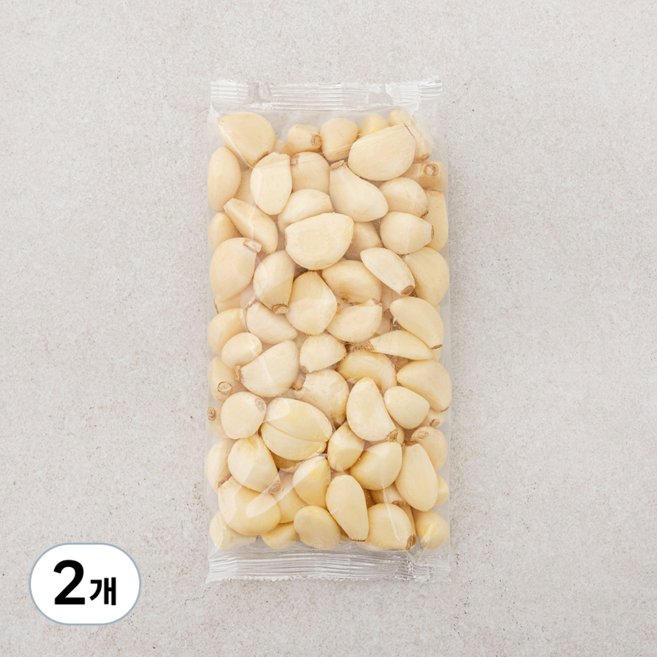 국내산 깐마늘(대), 500g, 2개