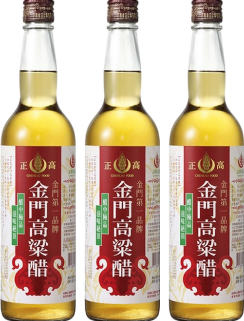 正高金門高梁醋 香氣十足, 600ml, 3瓶