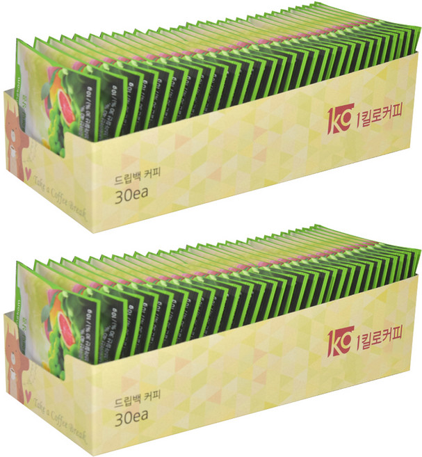 1킬로커피 블렌딩 상콤 드립백커피, 10g, 1개입, 60개