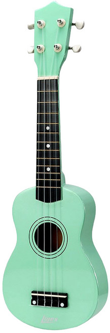 繽紛色烏克麗麗 綠色, 21吋, 1支