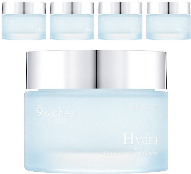 나인위시스 하이드라 앰플 크림, 50ml, 5개