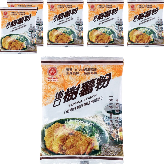 義峰食品 樹薯粉, 200g, 6包