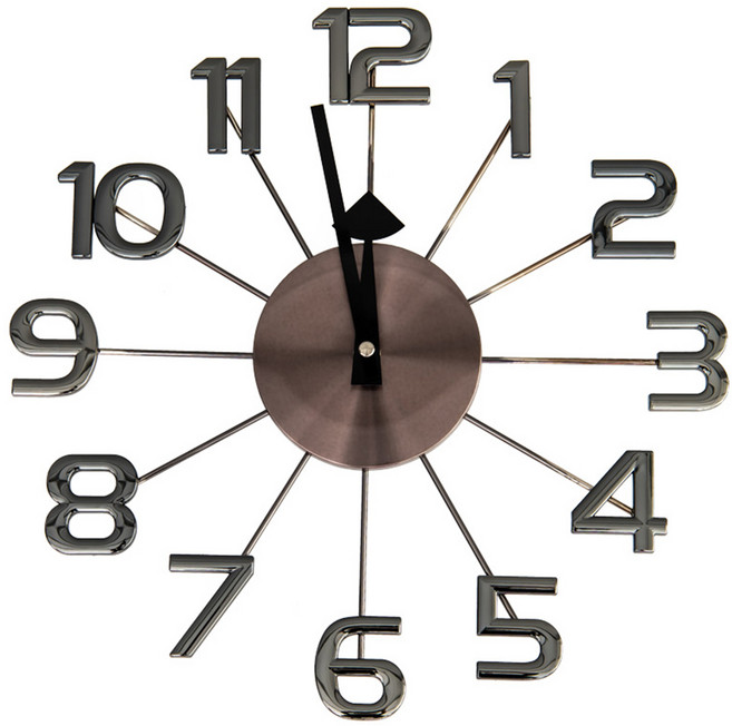 dayneeds 日需百備幾何造型壁掛式時鐘 SBN-CK1-RAY 1個, 摩登風放射線